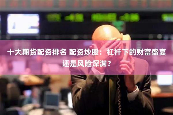 十大期货配资排名 配资炒股：杠杆下的财富盛宴还是风险深渊？